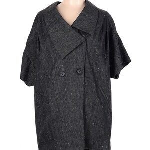 NWT BCBGeneration Charcoal Double-Breasted Coat - Large